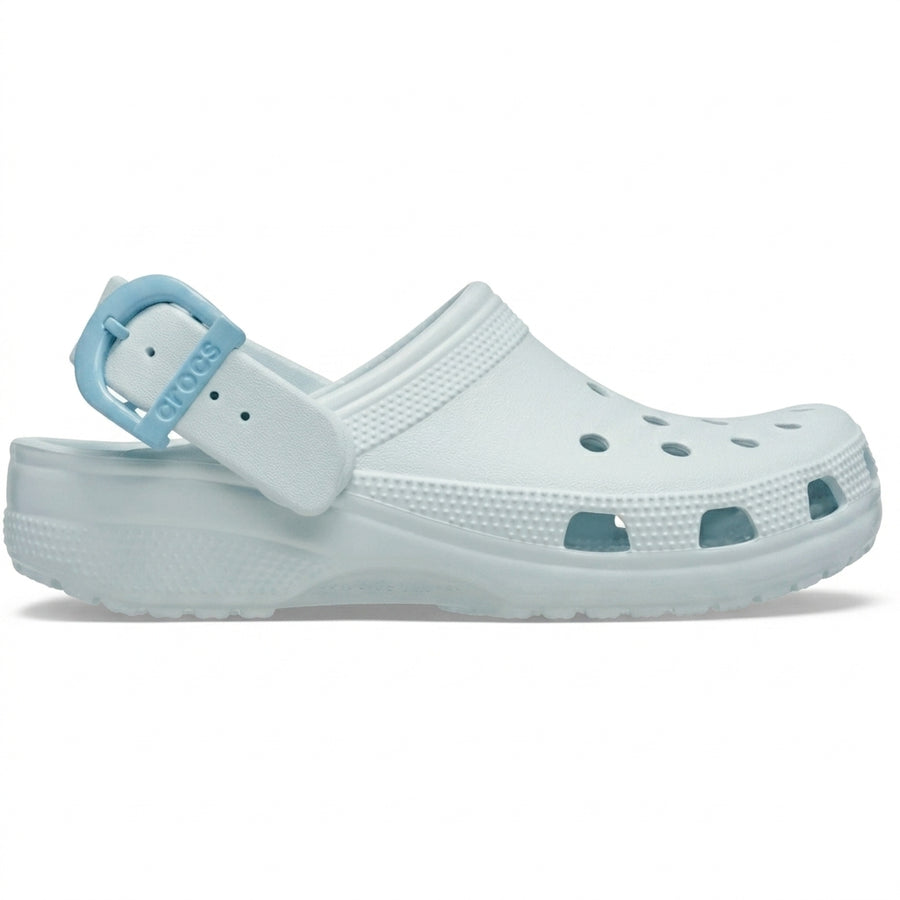 Classic Enamel Buckle Clog - Vapor Ice
