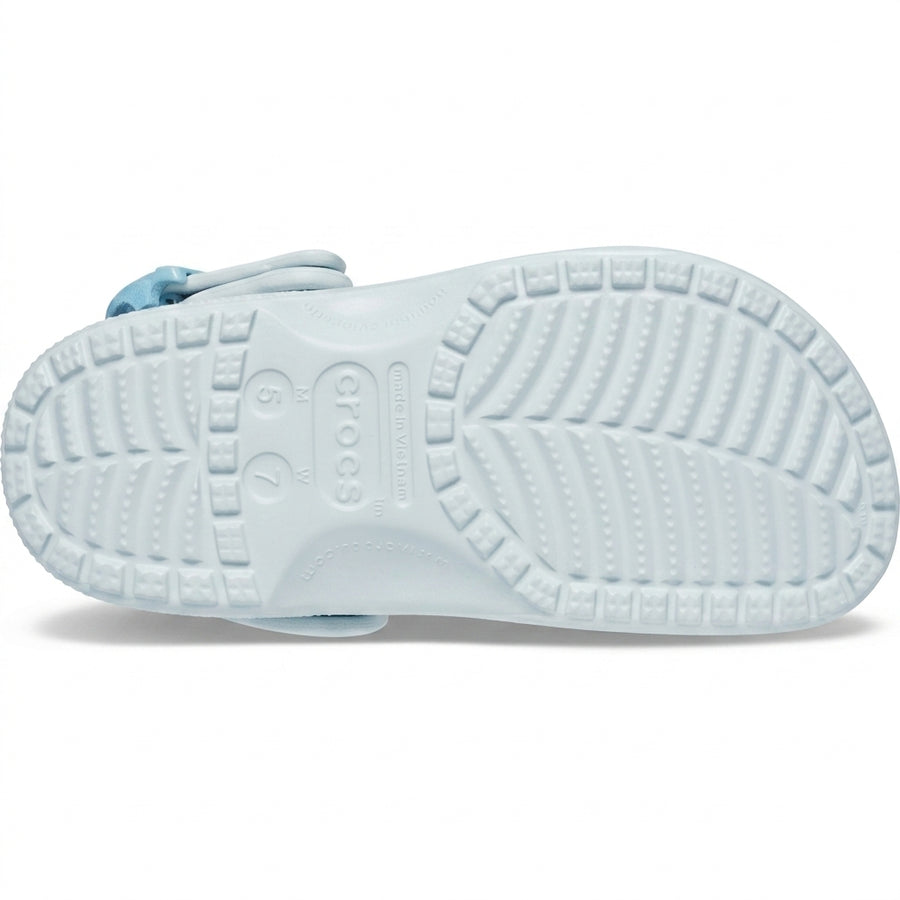 Classic Enamel Buckle Clog - Vapor Ice
