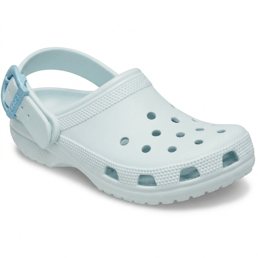 Classic Enamel Buckle Clog - Vapor Ice