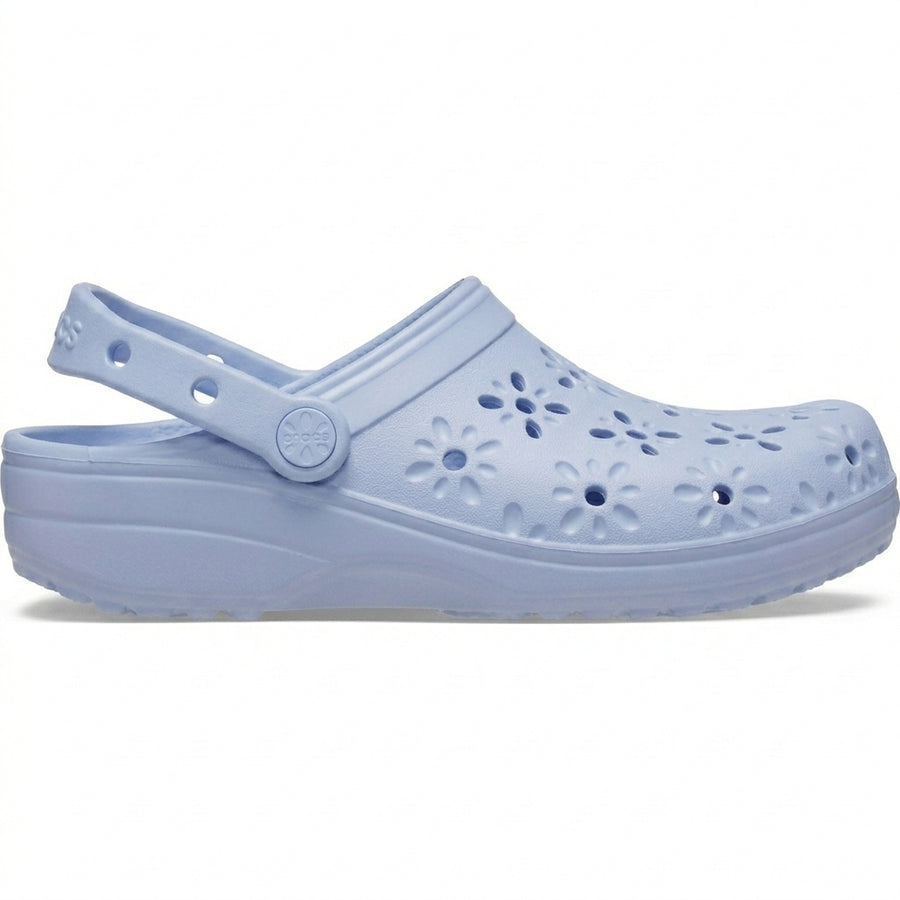 Classic Floral Cut-Out Clog Blue Haze vue 1