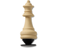 3D Queen Chess Piece