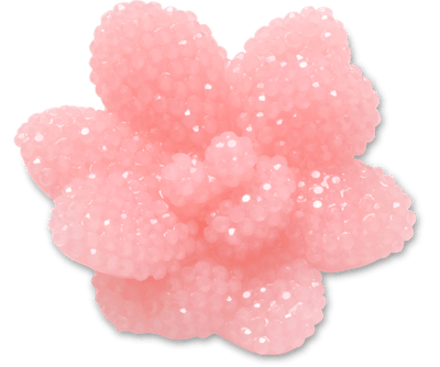 Beaded Pink Flower