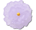 Beaded Purple Flower