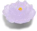 Beaded Purple Flower