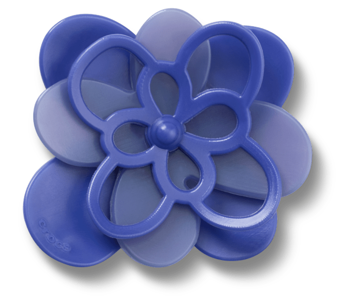 Blooming Dark Blue Flower