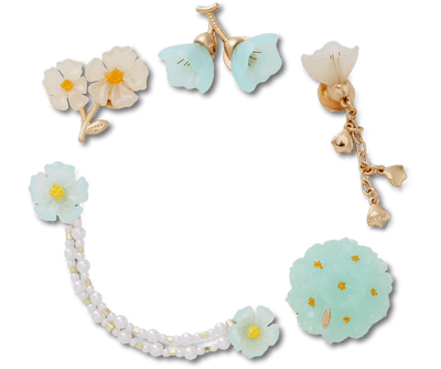 Blue Dainty Floral 5 Pack
