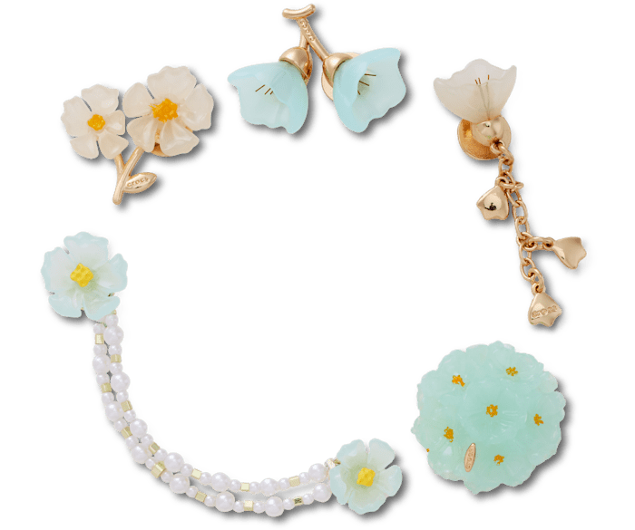 Blue Dainty Floral 5 Pack