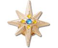 Celestial Starburst With Gem