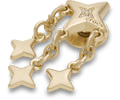 Gold and Star Dangle