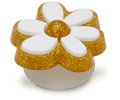 Gold and White Floral