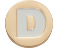 Gold Letter D