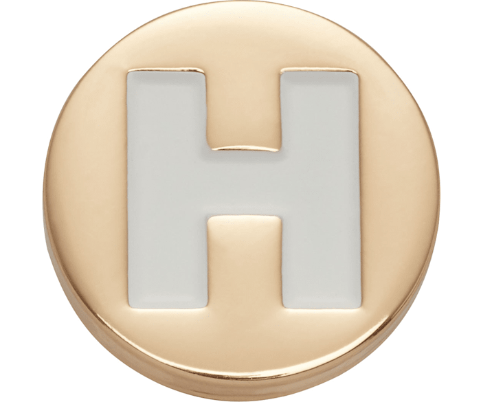 Gold Letter H