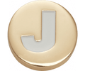 Gold Letter J