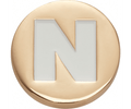 Gold Letter N