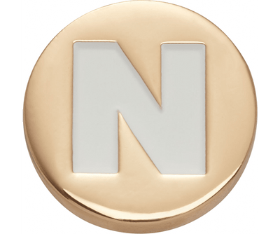 Gold Letter N