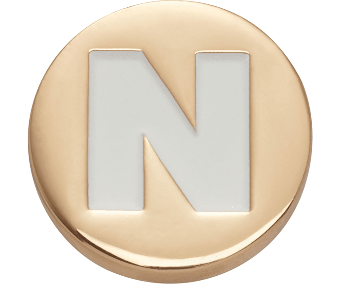 Gold Letter N