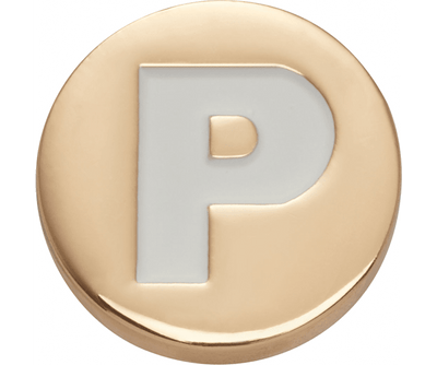 Gold Letter P