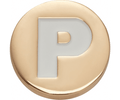 Gold Letter P