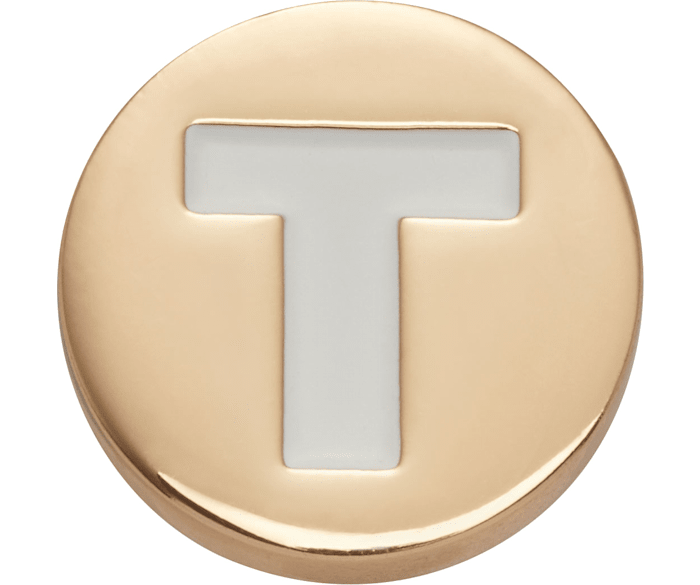 Gold Letter T