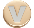 Gold Letter V