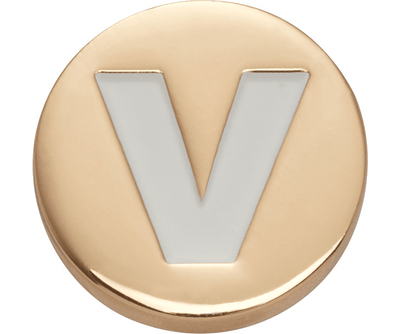 Gold Letter V