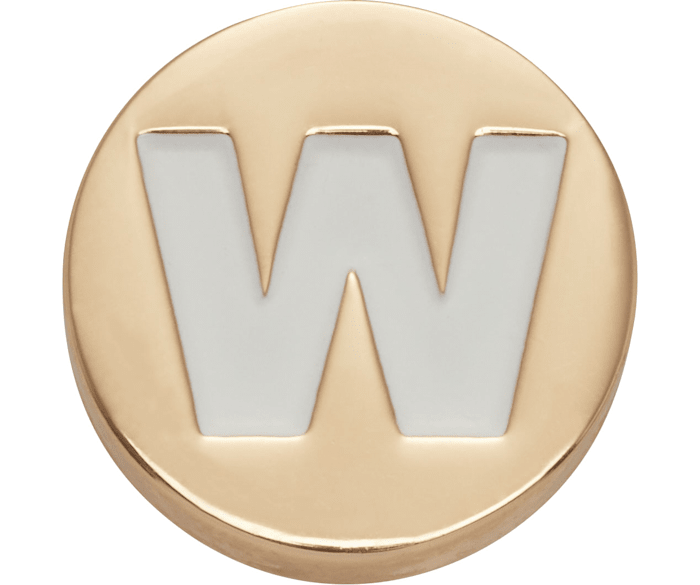 Gold Letter W