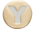 Gold Letter Y
