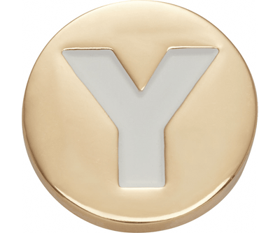 Gold Letter Y