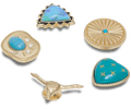 Gold Turquoise Western 5 Pack