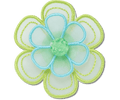 Green Mesh Flower
