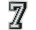 Jibbitz B&W Number 7
