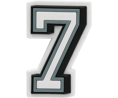 Jibbitz B&W Number 7