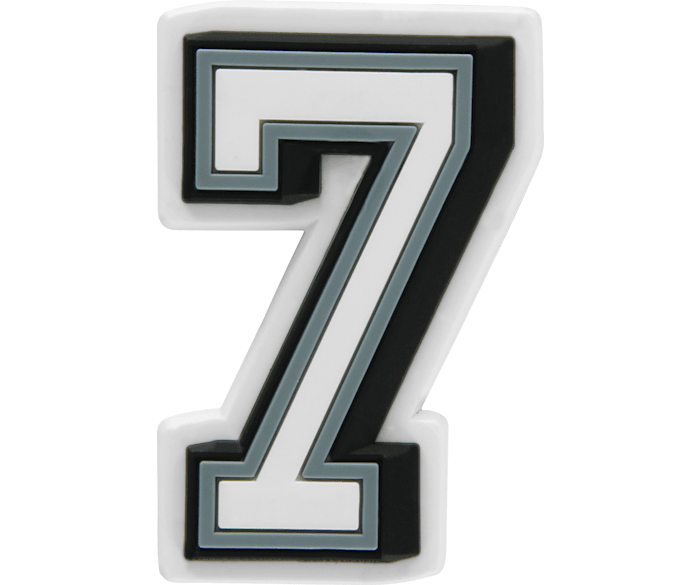 Jibbitz B&W Number 7