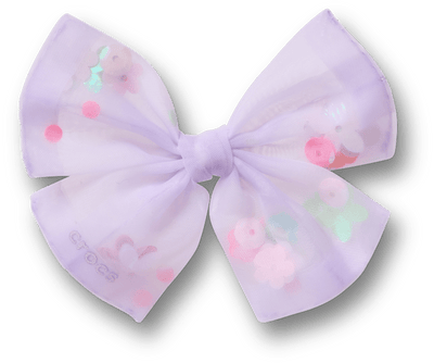Mesh Sequin Bow