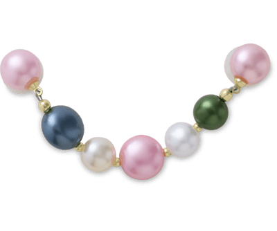 Multi Colored Pearl Chain