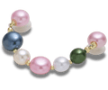Multi Colored Pearl Chain