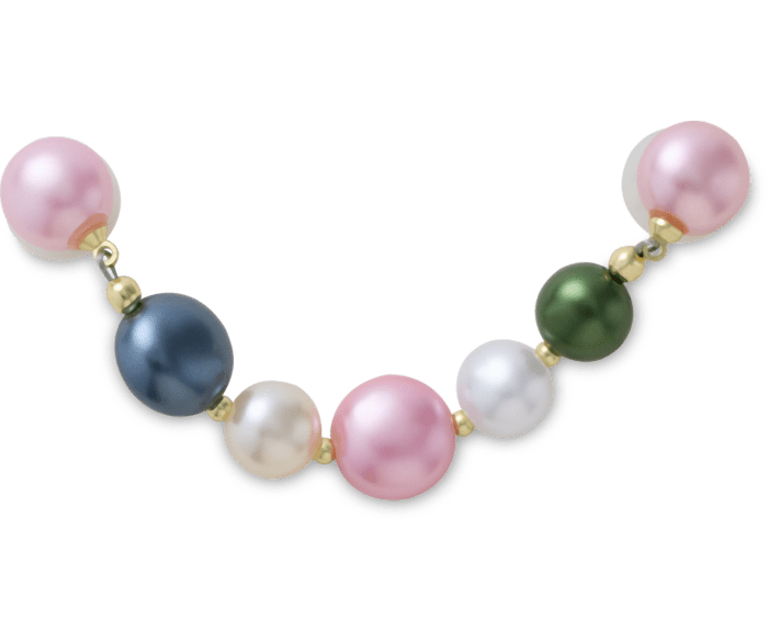Multi Colored Pearl Chain