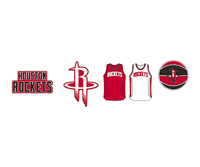 NBA Houston Rockets 5 Pack