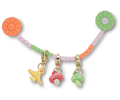 Pastel Floral Mushroom Chain