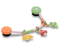 Pastel Floral Mushroom Chain