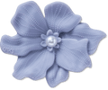 Periwinkle Flower with Pearl