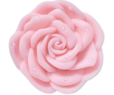 Pink Rose With Pearls