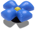 Puffy Blue Flower