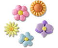 Puffy Flowers 5 Pack
