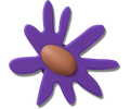 Purple Crafted Daisy