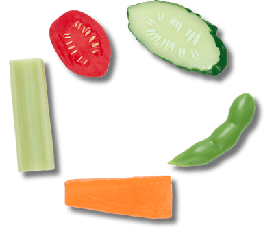 Realistic Crudites 5 Pack