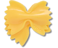 Realistic Farfalle Pasta