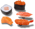 Realistic Sushi Dinner 5 Pack