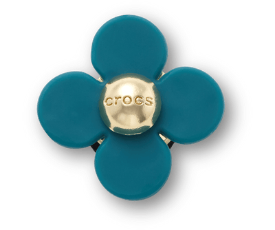 Retro Blue Spinner Flower