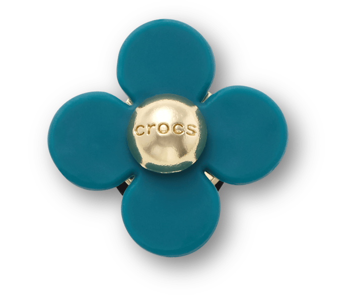 Retro Blue Spinner Flower